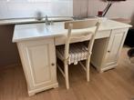 Witte bureau IKEA, Huis en Inrichting, Bureaus, Ophalen, Zo goed als nieuw, Bureau