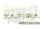Opel Zafira embleem tekst ''Zafira'' achter Origineel! 39060, -, Verzenden, -, Opel