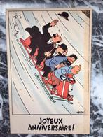 Carte neige Tintin, Tintin, Utilisé