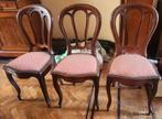6 mahoniehouten stoelen van Louis XV of Louis Philippe, Antiek en Kunst, Antiek | Meubels | Stoelen en Sofa's, Ophalen