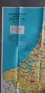 Carte du Benelux. Publicité sur le dentifrice Prodent. Année, Livres, Atlas & Cartes géographiques, Utilisé, Enlèvement ou Envoi
