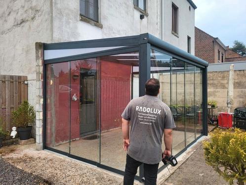 Overkappingen,.Glas schuifpanelen , schuifpui, Tuin en Terras, Overkappingen, Nieuw, Carport, Ophalen