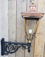 Grote antieke wandlantaarn koper - WK31 buitenlamp lamp, Maison & Meubles, Lampes | Appliques, Comme neuf, Métal, Enlèvement ou Envoi