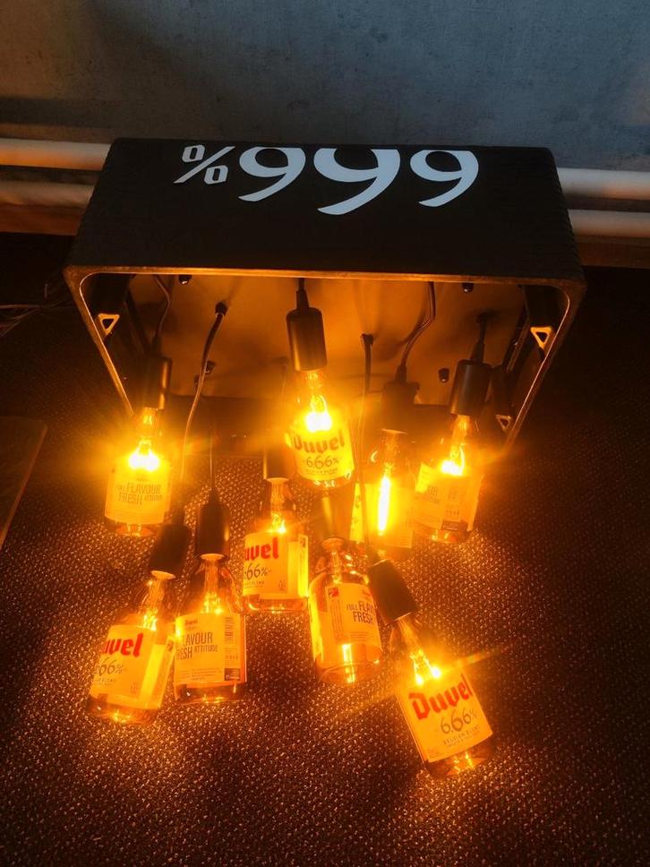 Duvel luster/lamp, Verzamelen, Merken en Reclamevoorwerpen, Nieuw, Ophalen of Verzenden