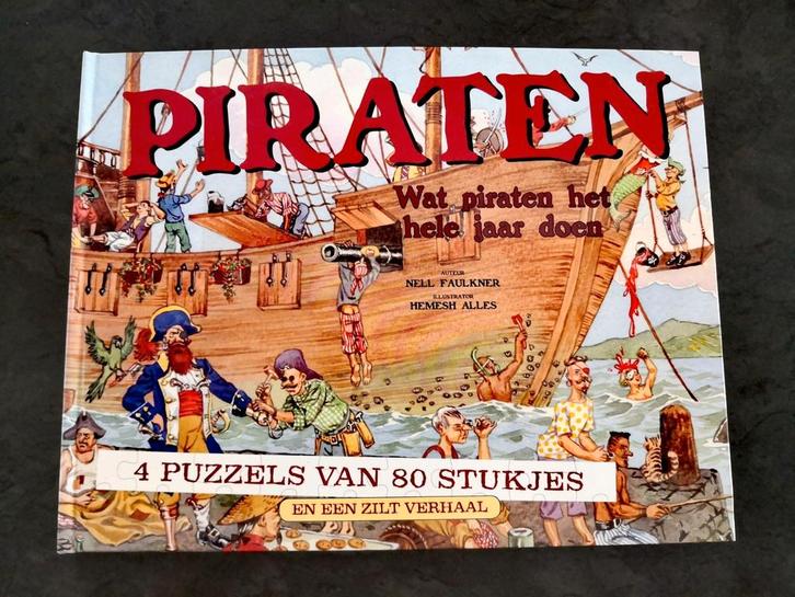 Wat piraten het hele jaar doen - Nell Faulkner, Kinderen en Baby's, Speelgoed | Kinderpuzzels, Zo goed als nieuw, 4 tot 6 jaar