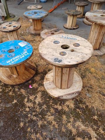 haspel, stoeltje, brugje, tafeltje, Tuin en Terras, Tuintafels, Ophalen, Gebruikt, Hout