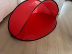 Rode pop-up tent voor strand/zonbescherming, Kinderen en Baby's, Ophalen, Gebruikt