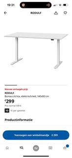 Zit sta bureau IKEA, Huis en Inrichting, Ophalen, Elektrisch, Zo goed als nieuw, Stabureau
