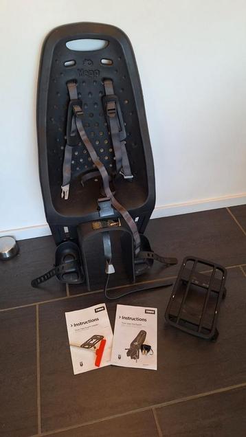 Thule Yepp maxi easyfit fietsstoeltje + adapter  beschikbaar voor biedingen
