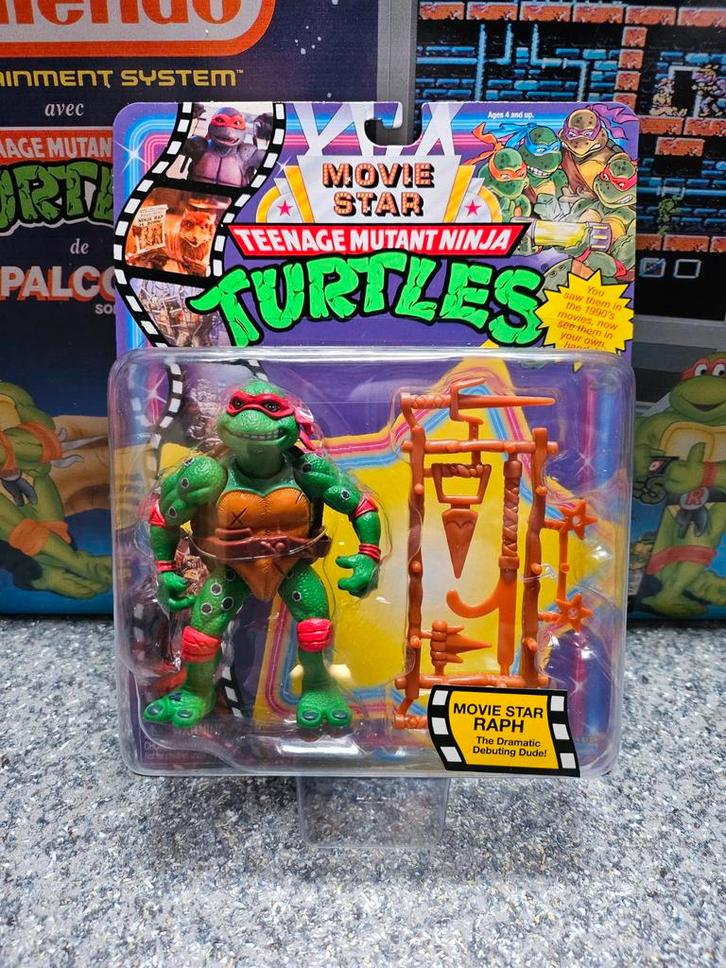 Tortues Ninja Ninja Turtles Movie Star Raph, Collections, Jouets miniatures, Enlèvement ou Envoi
