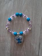 Armbandje van stitch, Handtassen en Accessoires, Kindersieraden, Ophalen of Verzenden, Nieuw, Roze, Armband