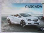 Opel Cascada 2018 2019 Brochure, Boeken, Auto's | Folders en Tijdschriften, Ophalen of Verzenden, Opel