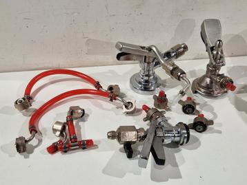 Futskoppelingen en co2 slangen,  koppelingen,  alles in 1x, Articles professionnels, Horeca | Food, Enlèvement ou Envoi, Boissons