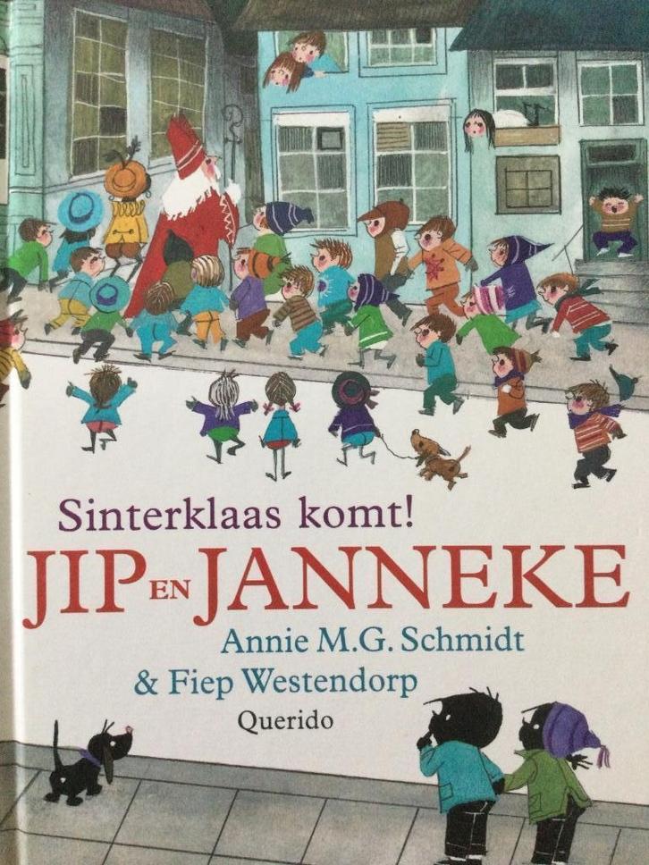 Sinterklaas komt ! Jip en Janneke Annie MG Schmidt, Boeken, Kinderboeken | Jeugd | onder 10 jaar, Zo goed als nieuw, Fictie algemeen