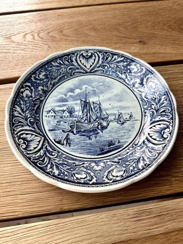 delfts blauw borden - 2 stuks beschikbaar voor biedingen