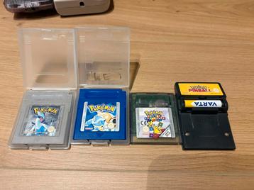 Pokemon gameboy spellen beschikbaar voor biedingen