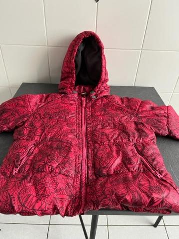 FUCHIA MET TEKENING MEXX WINTERJAS MAAT 122/128, Kinderen en Baby's, Mexx, Gebruikt, Meisje, Ophalen of Verzenden