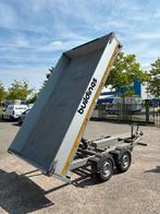 Elektrische kipremork dubbelasser Eduard, Auto diversen, Aanhangers en Bagagewagens, Ophalen, Zo goed als nieuw