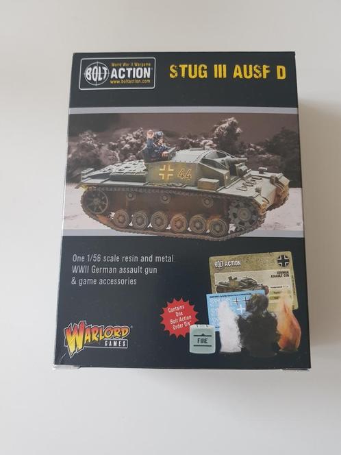 warlord bolt action stug 3 ausf. D 1/56, Hobby & Loisirs créatifs, Wargaming, Neuf, Historique, Enlèvement ou Envoi