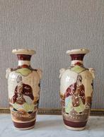 2  japanse Satsuma vazen pendant, Ophalen of Verzenden