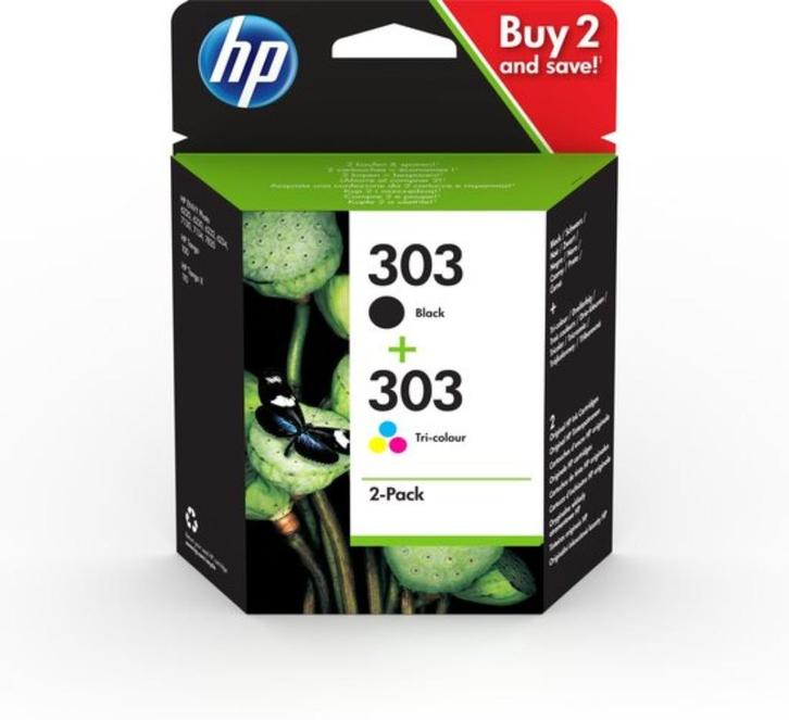 HP 303 - Inktcartridges - Origineel - Kleur en Zwart, Computers en Software, Printerbenodigdheden, Nieuw, Cartridge, Verzenden