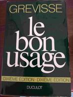 Le bon usage : Grevisse, Ophalen, Gelezen, ASO, Frans