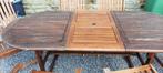 table jardin 200cm et 6 fauteuils inclinables /urgent, Ovale, Bois, Enlèvement, Utilisé