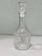 Heldere kristallen karaf met stop / dop, antiek kristal 30cm, Antiek en Kunst, Ophalen of Verzenden
