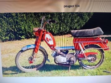 Cherche pièces vélomoteur Peugeot  beschikbaar voor biedingen