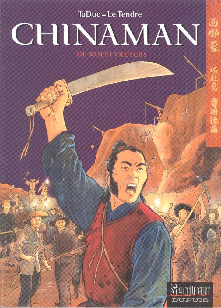 Verzameling strips Chinaman., Boeken, Stripverhalen, Gelezen, Meerdere stripboeken, Ophalen of Verzenden