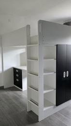 Hoogslaper Ikea 'Småstad' + 2 kledingkasten, Kinderen en Baby's, Kinderkamer | Stapelbedden en Hoogslapers, Ophalen, Gebruikt