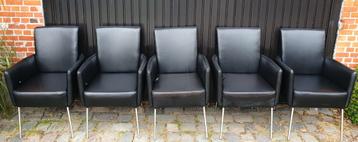 Stoelen met verstelbare rugleuning 5stuks  beschikbaar voor biedingen
