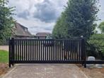 Lamellen schuifpoort 4x1,2 incl motor en montage, Tuin en Terras, Tuinpoorten, Ophalen, 100 tot 150 cm, Schuifpoort, Nieuw