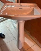 Spoelbak, wasbak met zijn witte voet, Huis en Inrichting, Badkamer | Badkamermeubels, Ophalen, Minder dan 50 cm, 100 tot 150 cm