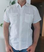 Wit shirt met korte mouwen., Kleding | Heren, Overhemden, Ophalen of Verzenden, Zo goed als nieuw