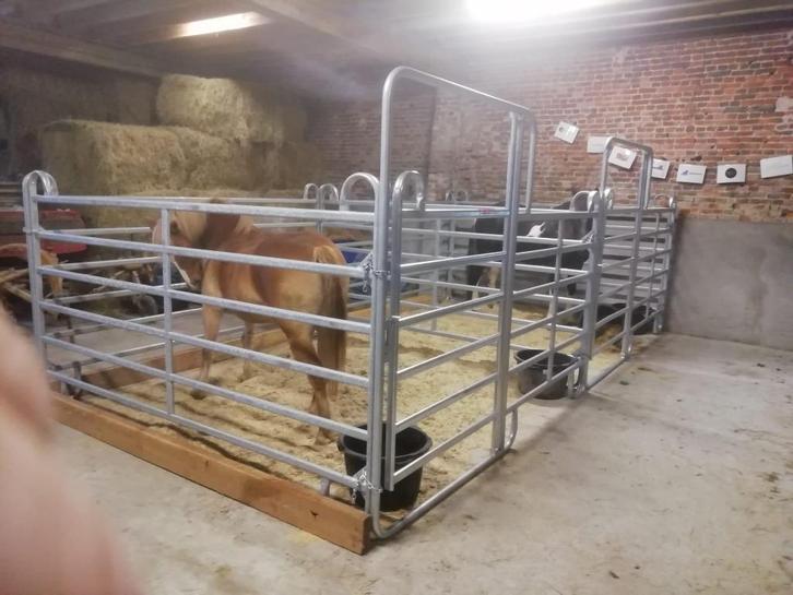 Roundpen TEXAS panel rond de longe BOX MOBILE, Dieren en Toebehoren, Stalling en Weidegang, Stalling, Weidegang, Accessoires, 2 of 3 paarden of pony's