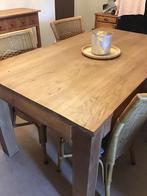 Tafel teak, Huis en Inrichting, Complete eetkamers, Ophalen, Zo goed als nieuw