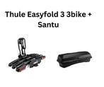 THULE EASYFOLD 3 + SANTU, Auto diversen, Fietsendragers, Ophalen, 3 fietsen of meer, Nieuw, Brede banden