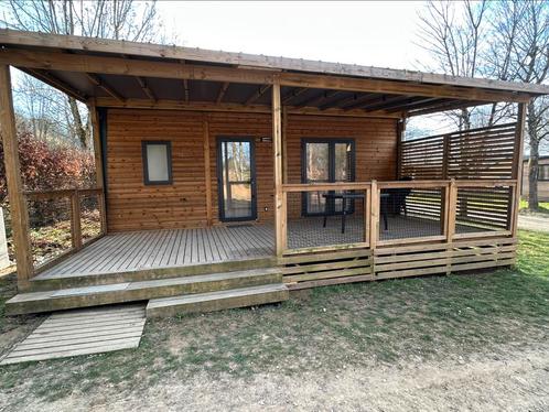 Stacaravan met terras zonder perceel en zonder locatie., Caravans en Kamperen, Overige Caravans en Kamperen, Nieuw, Ophalen