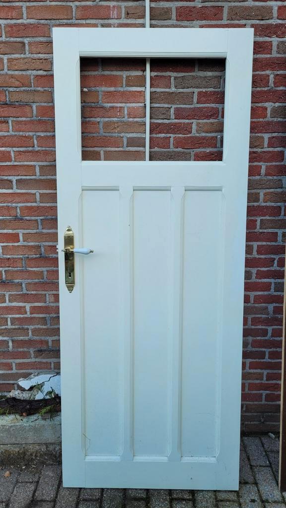 Binnendeur met ruitopening, Doe-het-zelf en Bouw, Deuren en Vliegenramen, Binnendeur, Ophalen