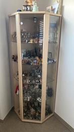 Kattenbeeldjes + kast, Huis en Inrichting, Ophalen, Zo goed als nieuw, Glas