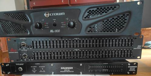 Geluidssyteem xli 800 Crowne + dbx 231+drawmer sp212, Audio, Tv en Foto, Professionele apparaten, Gebruikt, Ophalen