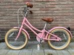 Bobbin 16” roze kinderfiets, Fietsen en Brommers, Fietsen | Meisjes, Gebruikt, Ophalen of Verzenden, 16 inch, Handrem