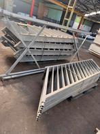 Gegalvaniseerde trappen / platvorm, Doe-het-zelf en Bouw, Ophalen, Zo goed als nieuw, Trap