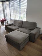 Canapé 3 places + pouf avec espace de rangement., Maison & Meubles, Canapés | Sofas & Chaises Longues, Comme neuf, Enlèvement