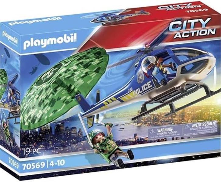 PLAYMOBIL politiehelikopter SNELLE GRATIS LEVERING, Kinderen en Baby's, Speelgoed | Playmobil, Nieuw, Complete set, Verzenden