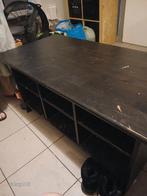 Eettafel en bijhorendr spoelen, Ophalen, Gebruikt, Vier personen, Rechthoekig