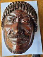 Magnifique sculpture AZfricaine / Visage, Antiquités & Art, Enlèvement ou Envoi