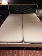 Bed IKEA 160x200, Huis en Inrichting, Ophalen, Wit, Tweepersoons, Zo goed als nieuw
