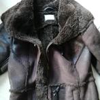 LangeWinterjas Dames - bruin - in pels, Kleding | Dames, Jassen | Winter, Maat 38/40 (M), Bruin, Ophalen of Verzenden, Zo goed als nieuw